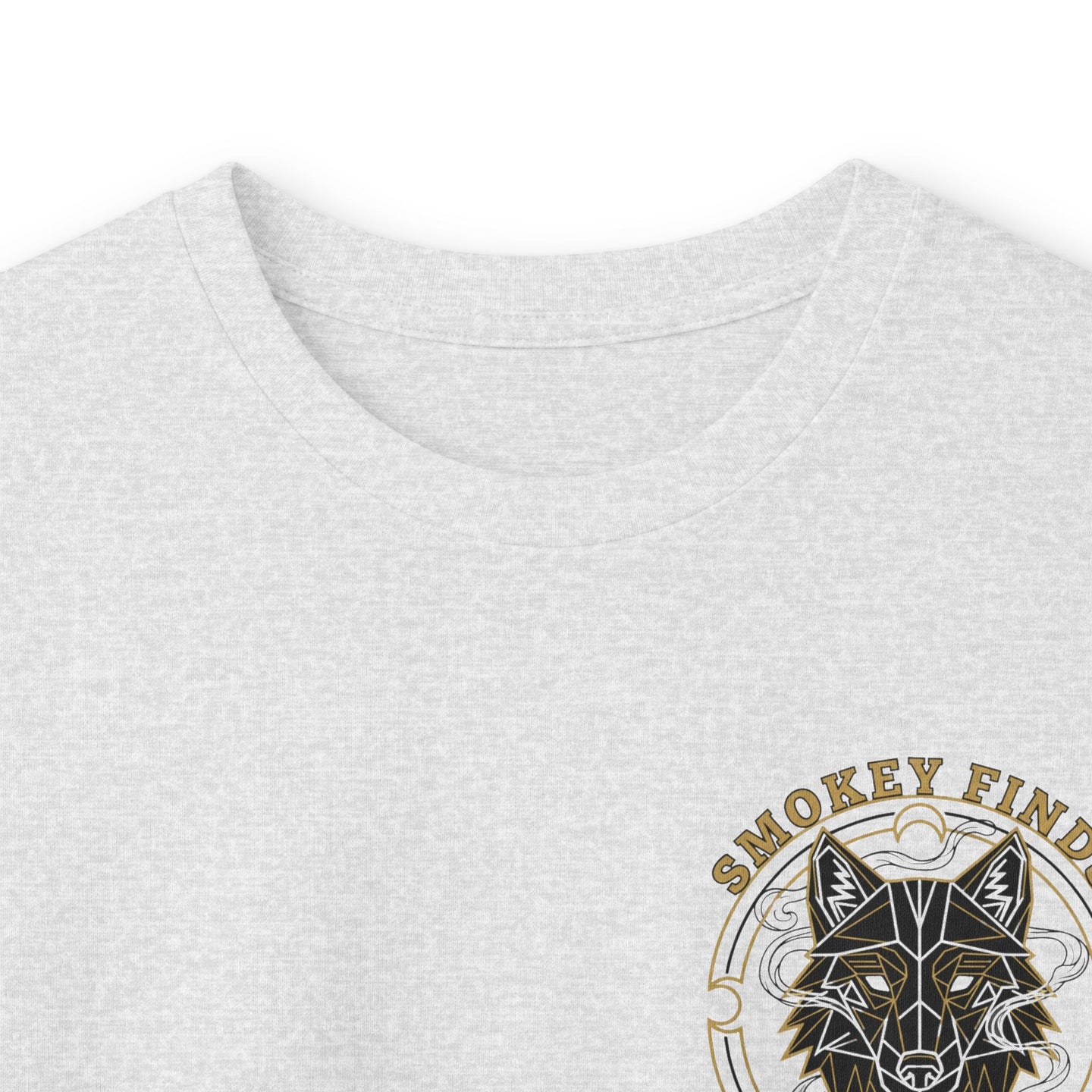 Smokey Finds Wolf Long Sleeve Tee | Chest Patch & Back Print