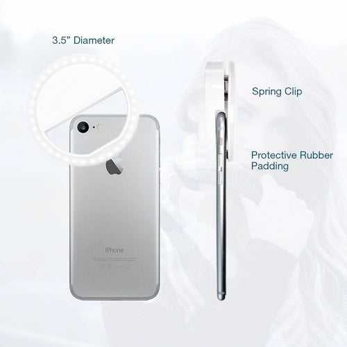 Portable Selfie Ring Light Clip for Phone - Smokey Finds