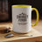 Smokey Finds Mountain Logo Accent Coffee Mug