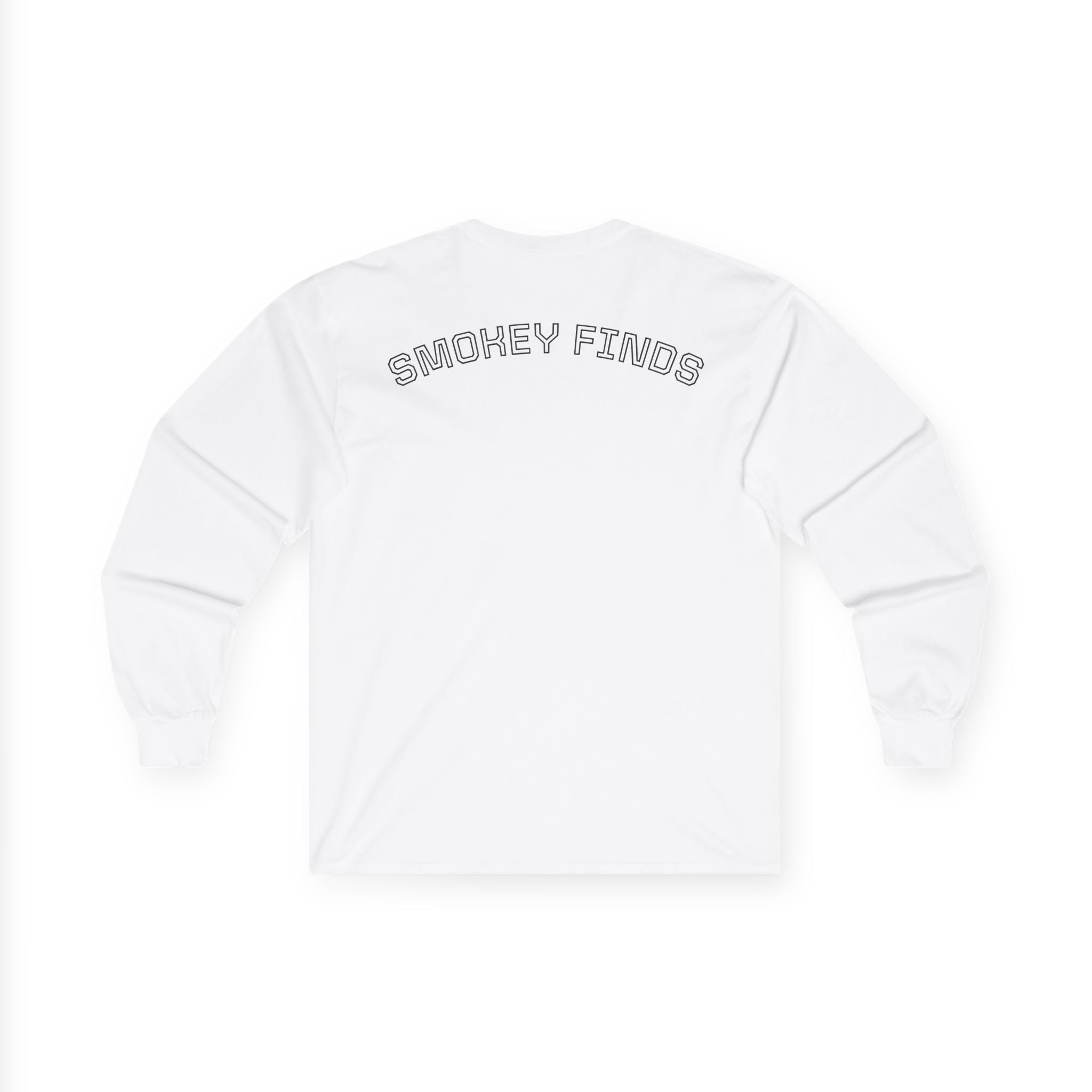 Smokey Finds Wolf Long Sleeve Tee | Chest Patch & Back Print