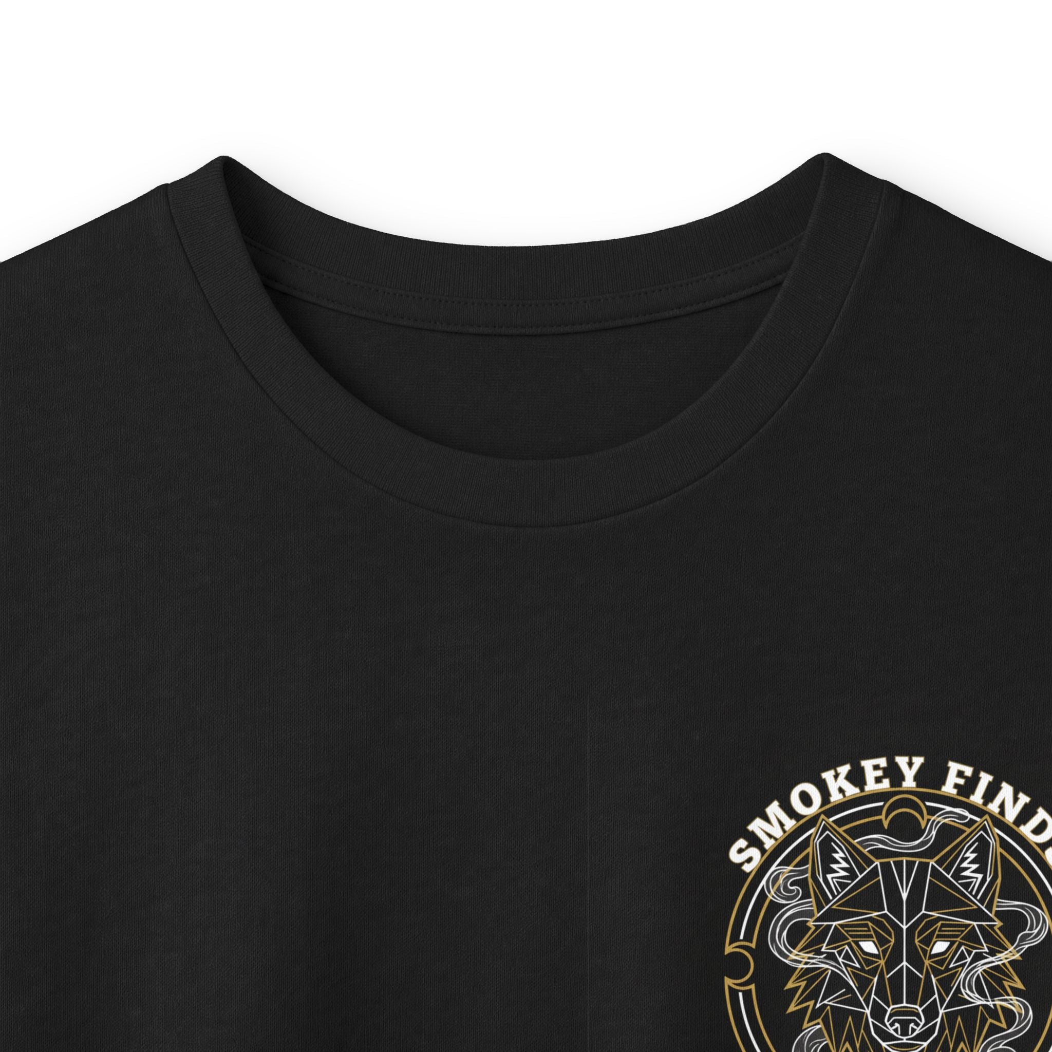 Smokey Finds Wolf Long Sleeve Tee | Chest Patch & Back Print