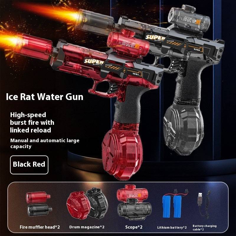 LED Electric Water Gun – Automatic Squirt Gun for Kids Summer Outdoor Play - Smokey Finds