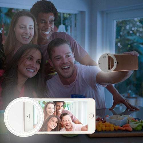Portable Selfie Ring Light Clip for Phone - Smokey Finds