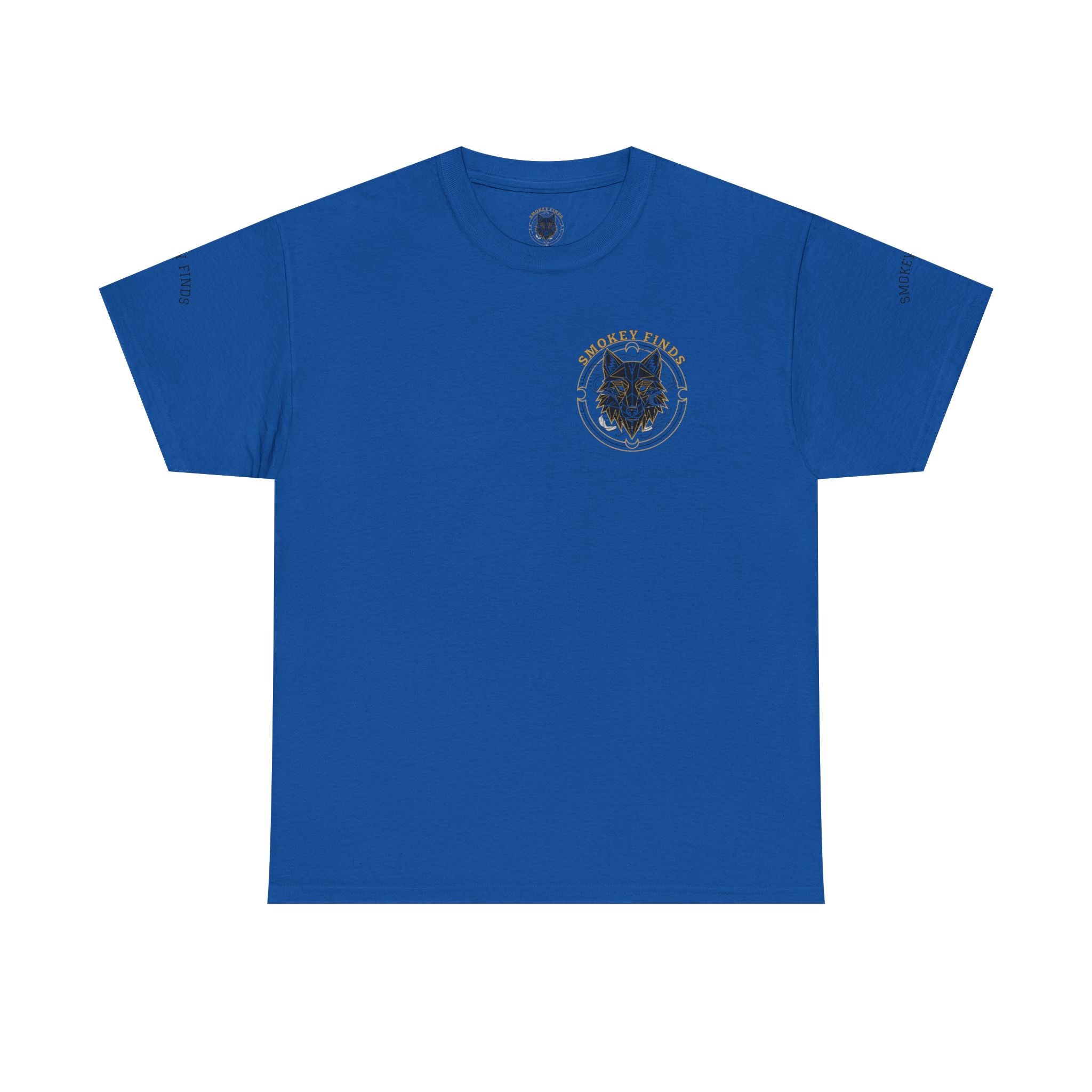 Smokey Finds Forest Family Wolf Crest Tee | Crew Neck Graphic T-Shirt