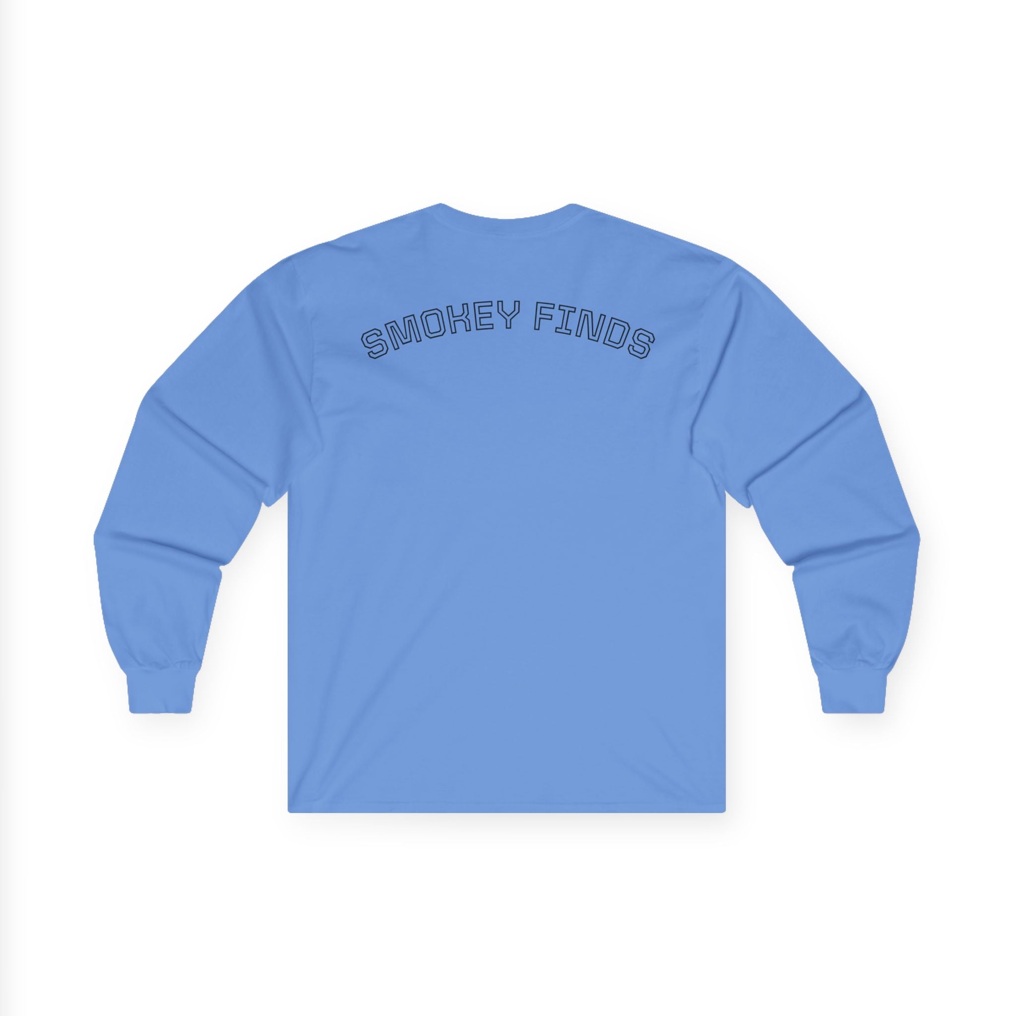 Smokey Finds Wolf Long Sleeve Tee | Chest Patch & Back Print