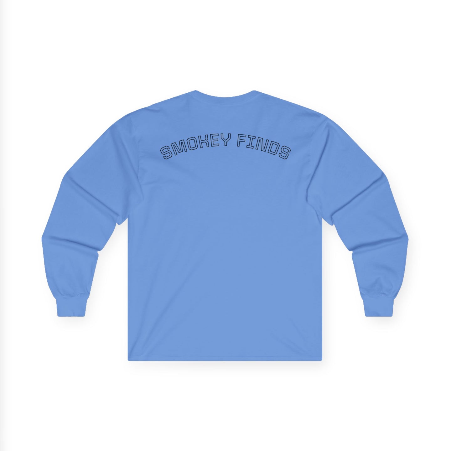 Smokey Finds Wolf Long Sleeve Tee | Chest Patch & Back Print