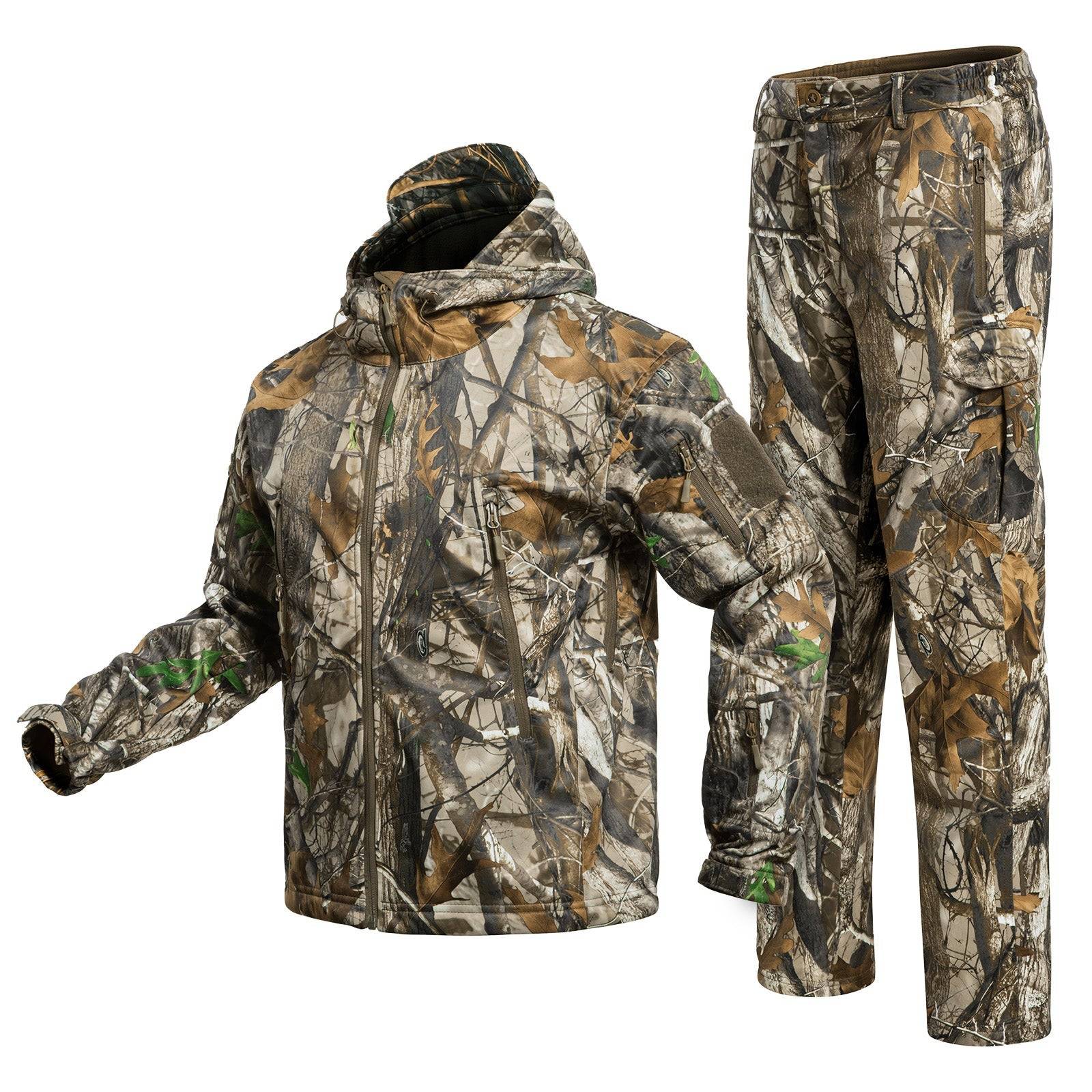 Quiet Hunting Clothes Suit Clothing Gear Camouflage - Smokey Finds