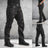 Tactical hiking pants articulated fit full range of motion