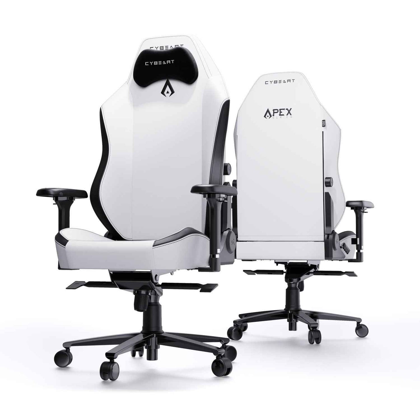 Apex Series - Arctic White Gaming Chair - Smokey Finds