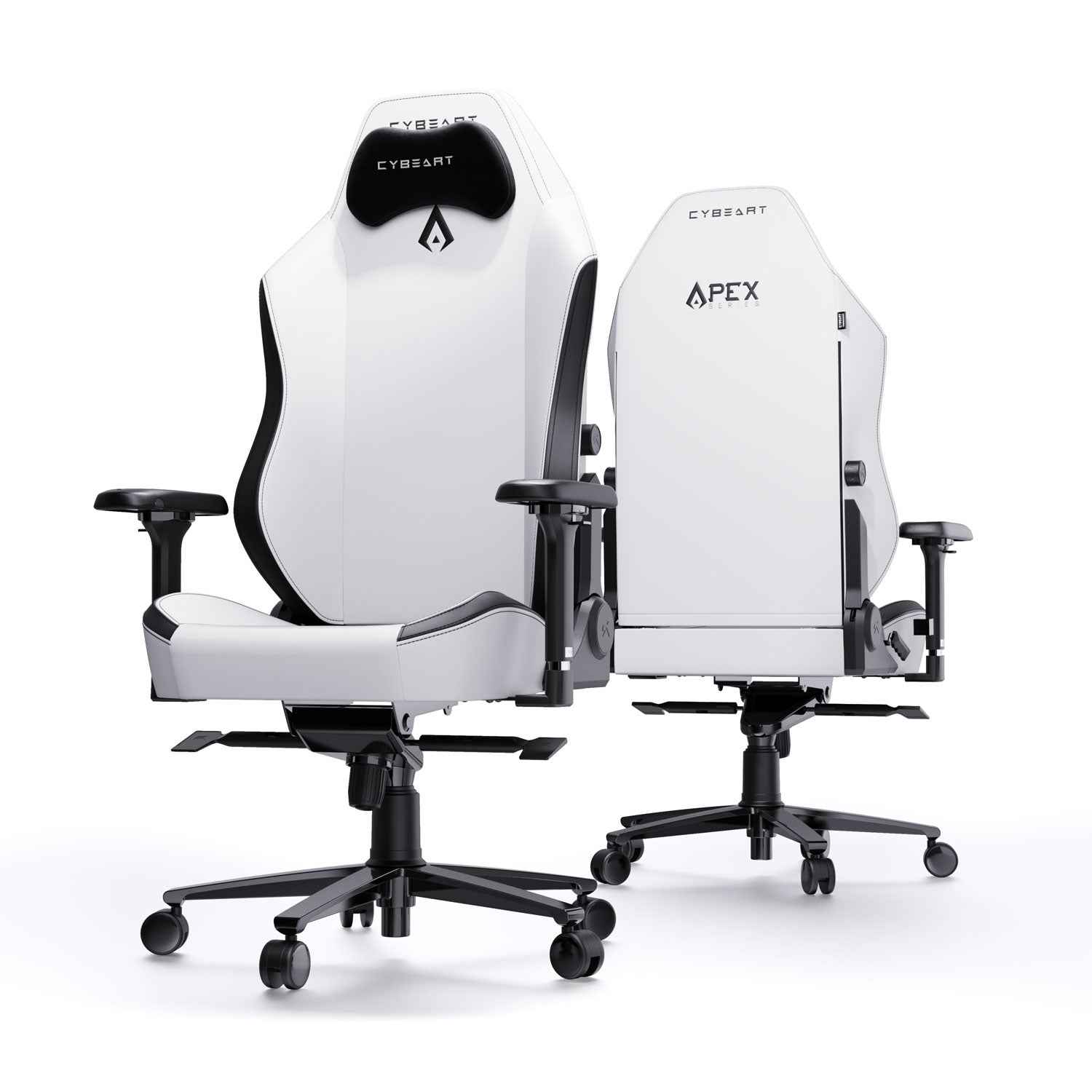 Apex Series - Arctic White Gaming Chair - Smokey Finds