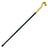 golden cobra walking cane with detailed handle