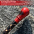 Eucalyptus wood walking cane with tribal groove detailing and rubber tip for stability