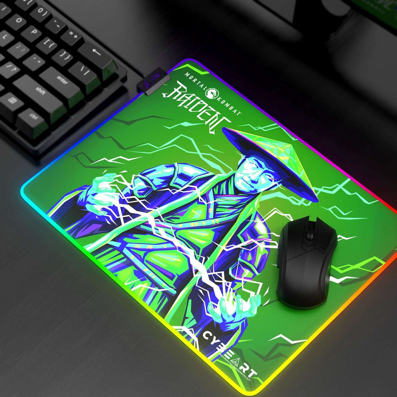 Raiden Gaming Mouse Pad XL Speed Control Pro - Smokey Finds