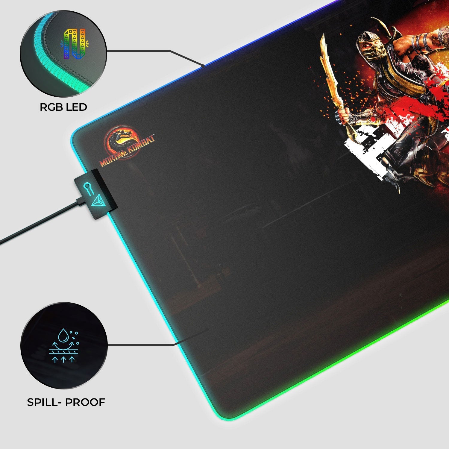 Mortal Kombat - FINISH HIM Gaming Mouse Pad