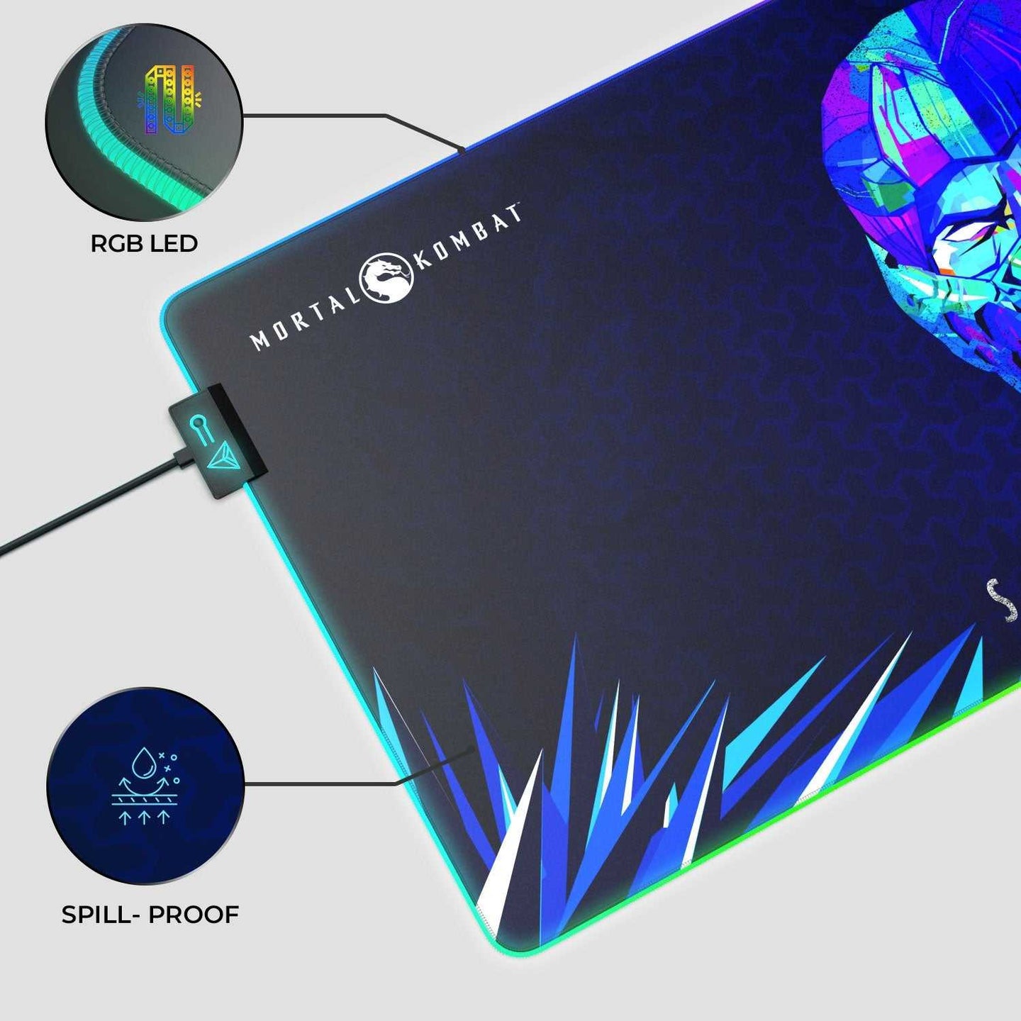 Sub Zero Gaming Mouse Pad XL Pro Anti Slip - Smokey Finds