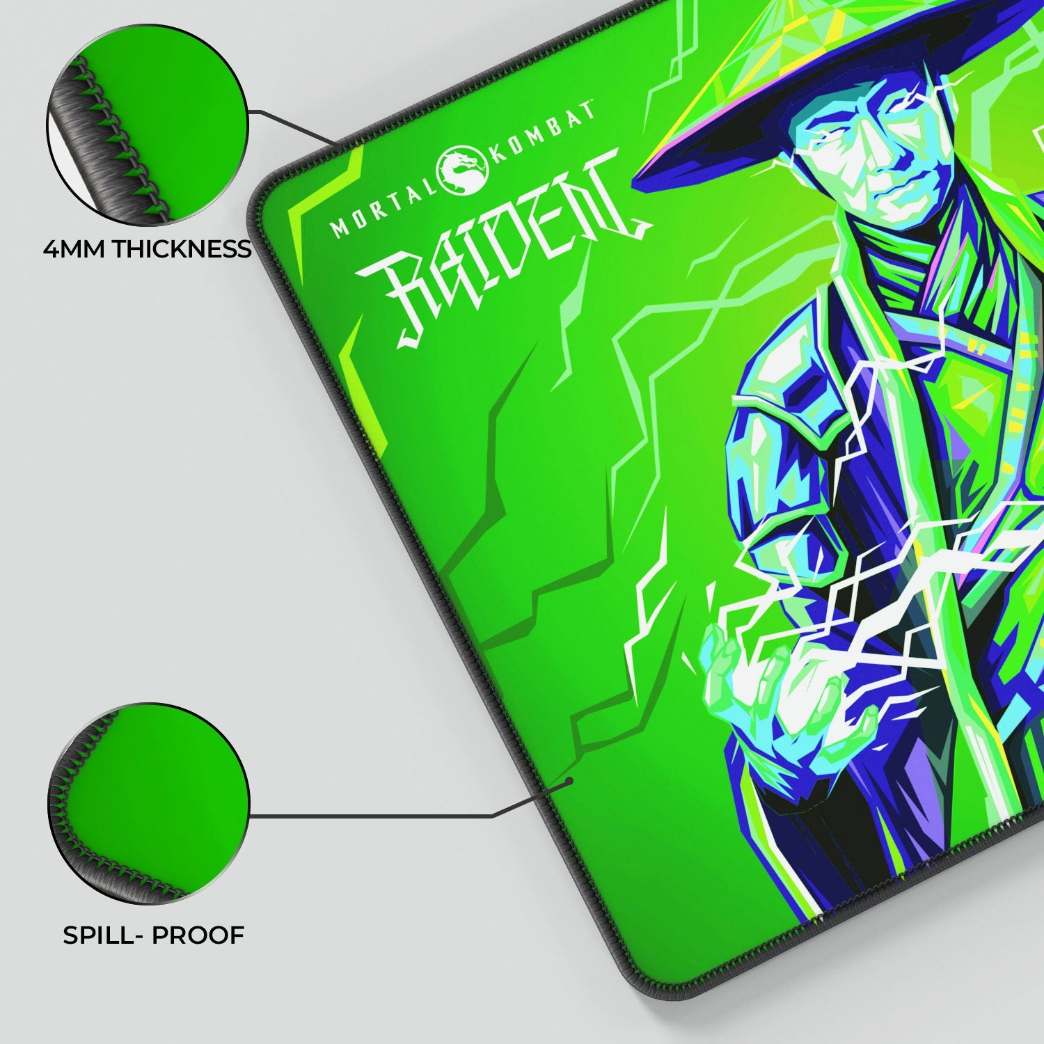 Raiden Gaming Mouse Pad XL Speed Control Pro - Smokey Finds