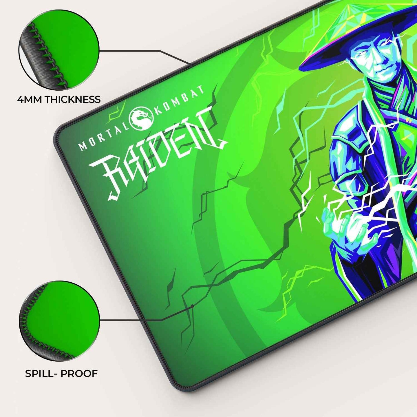 Raiden Gaming Mouse Pad XL Speed Control Pro - Smokey Finds