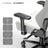 NEO Series gaming chair seat cushion close up