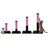 Noba Evolution - 4 in 1 Scratching post - Black Faux Fur