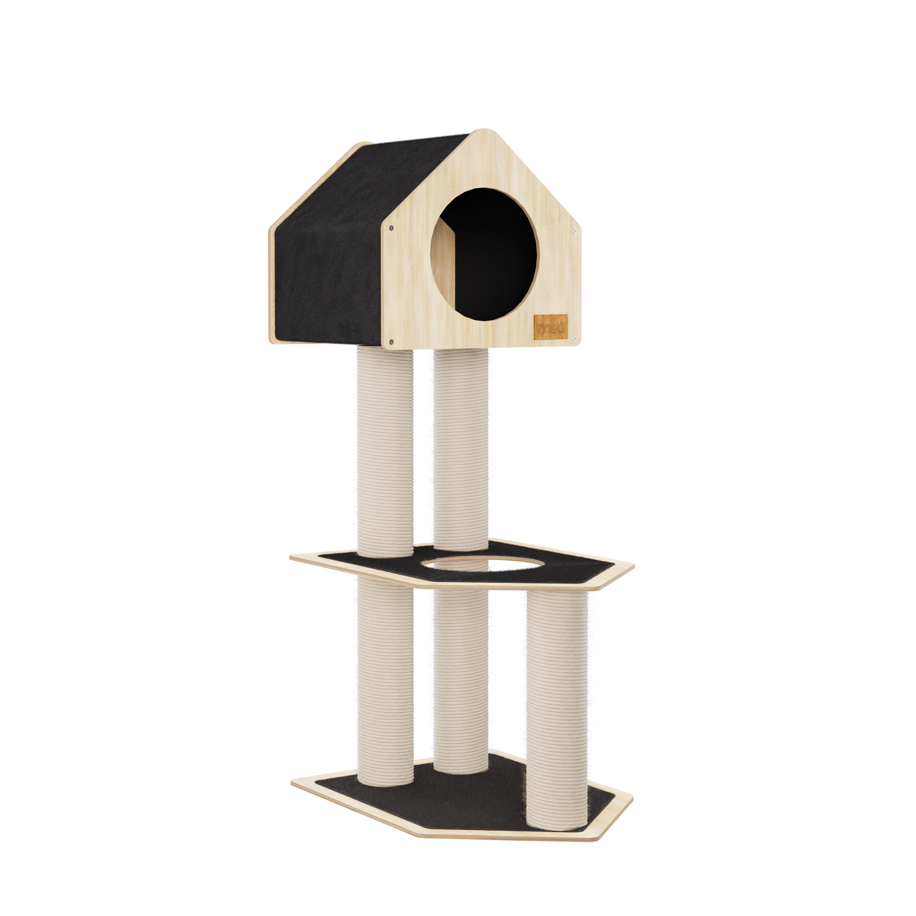 Condo Hideout - 2-Level Deluxe Cat Tree