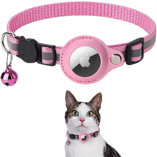 Reflective Airtag Case Collar for Cats and Dogs - Smokey Finds