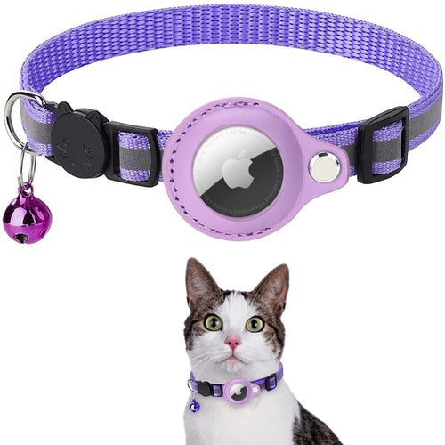 Reflective Airtag Case Collar for Cats and Dogs - Smokey Finds