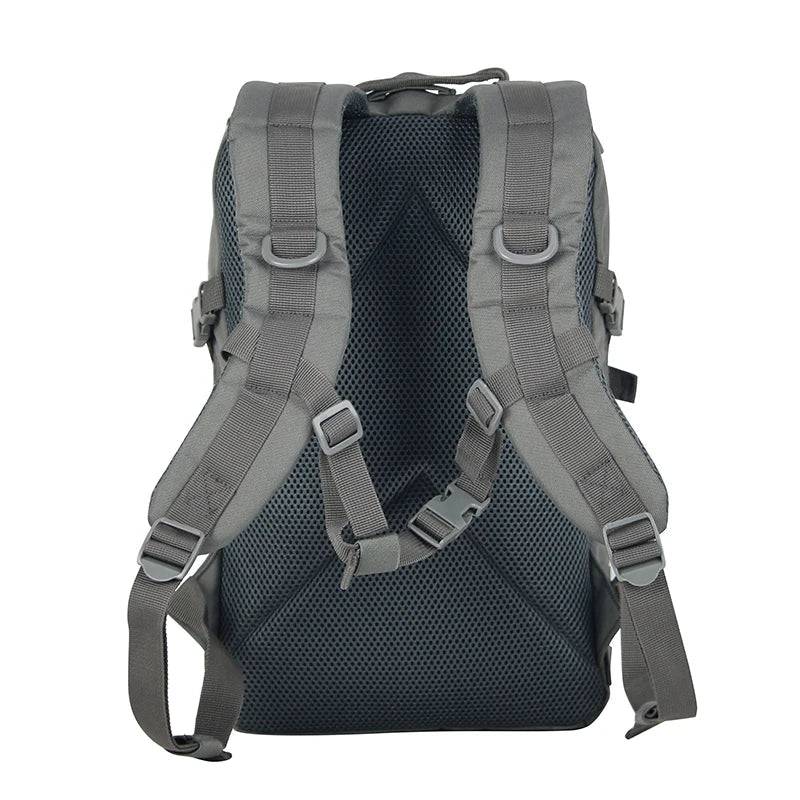 Tactical Molle Backpack Waterproof Grey - Smokey Finds