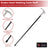 Metal snake mouth design on walking cane handle with black shaft