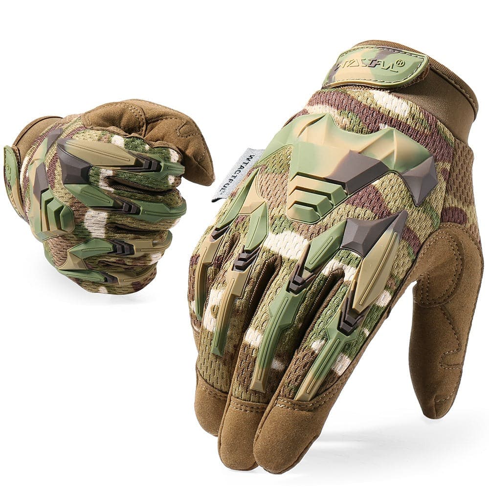 Paintball Bicycle Rubber Protective Anti-Skid Glove - Smokey Finds