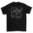 Cat Nap graphic t-shirt in navy, front view 