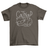 Cat Nap graphic t-shirt in navy, front view 
