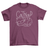 Cat Nap graphic t-shirt in navy, front view 