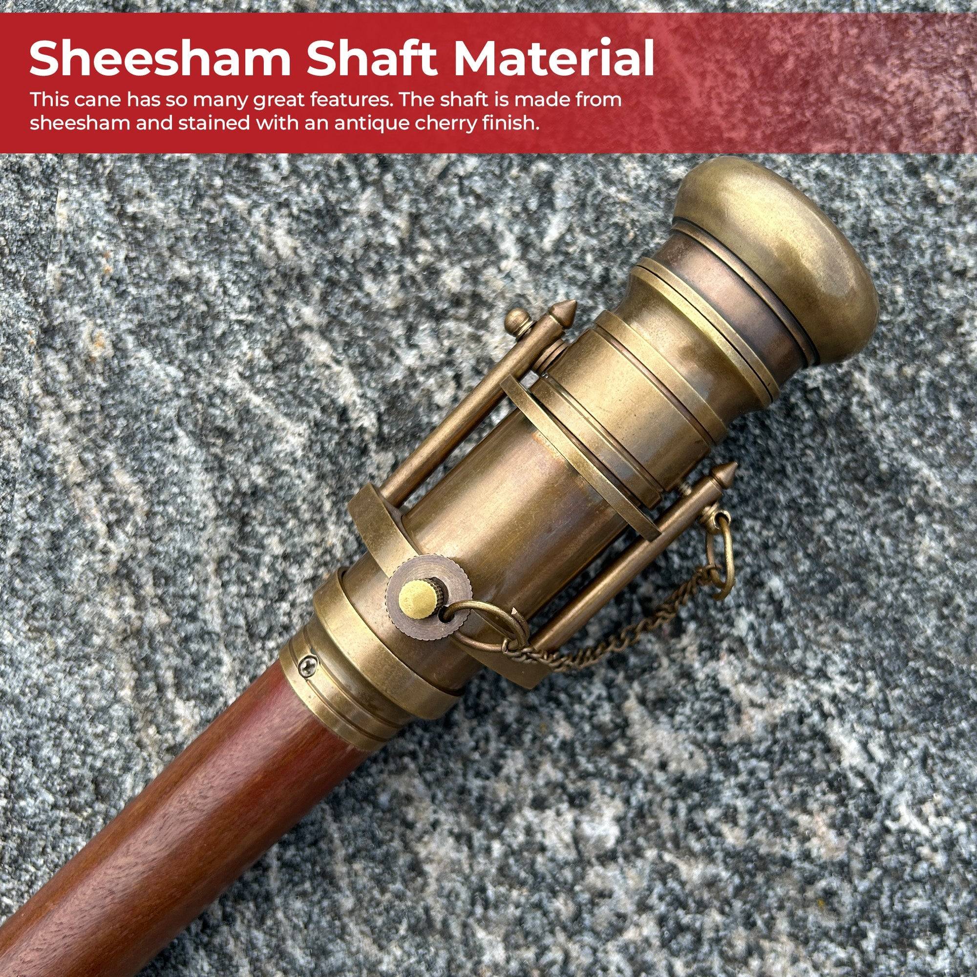 Would Be Lost Without You Steampunk Walking Cane - Smokey Finds