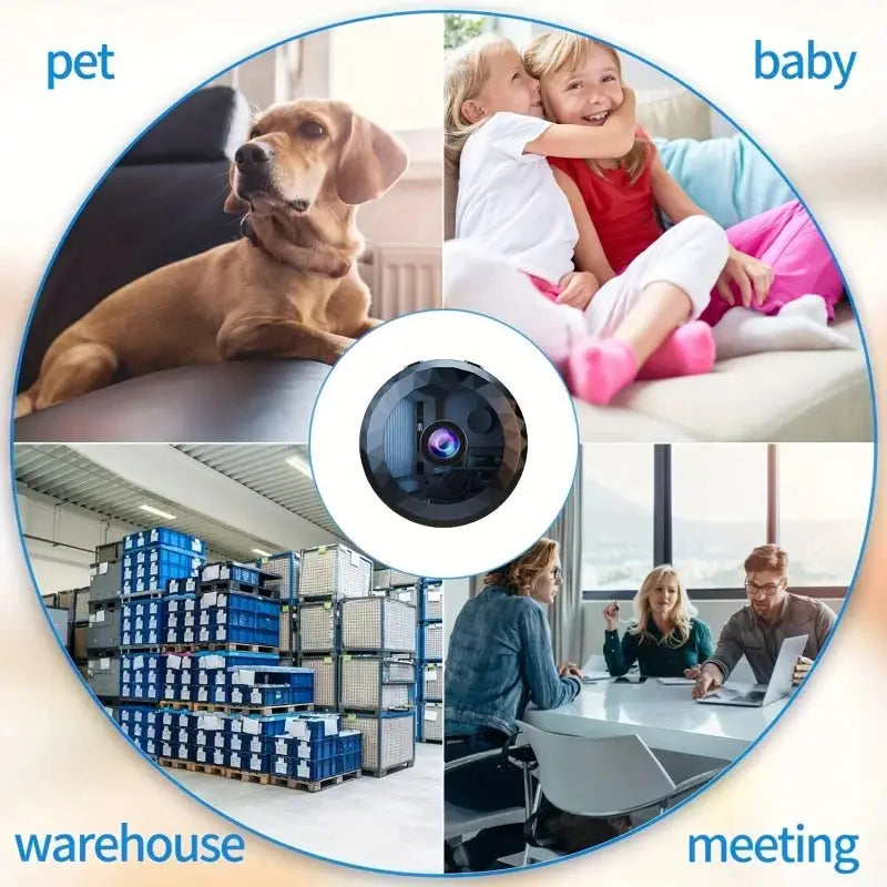 Mini WiFi Wireless Security Camera Night Vision (1080P HD) - Smokey Finds