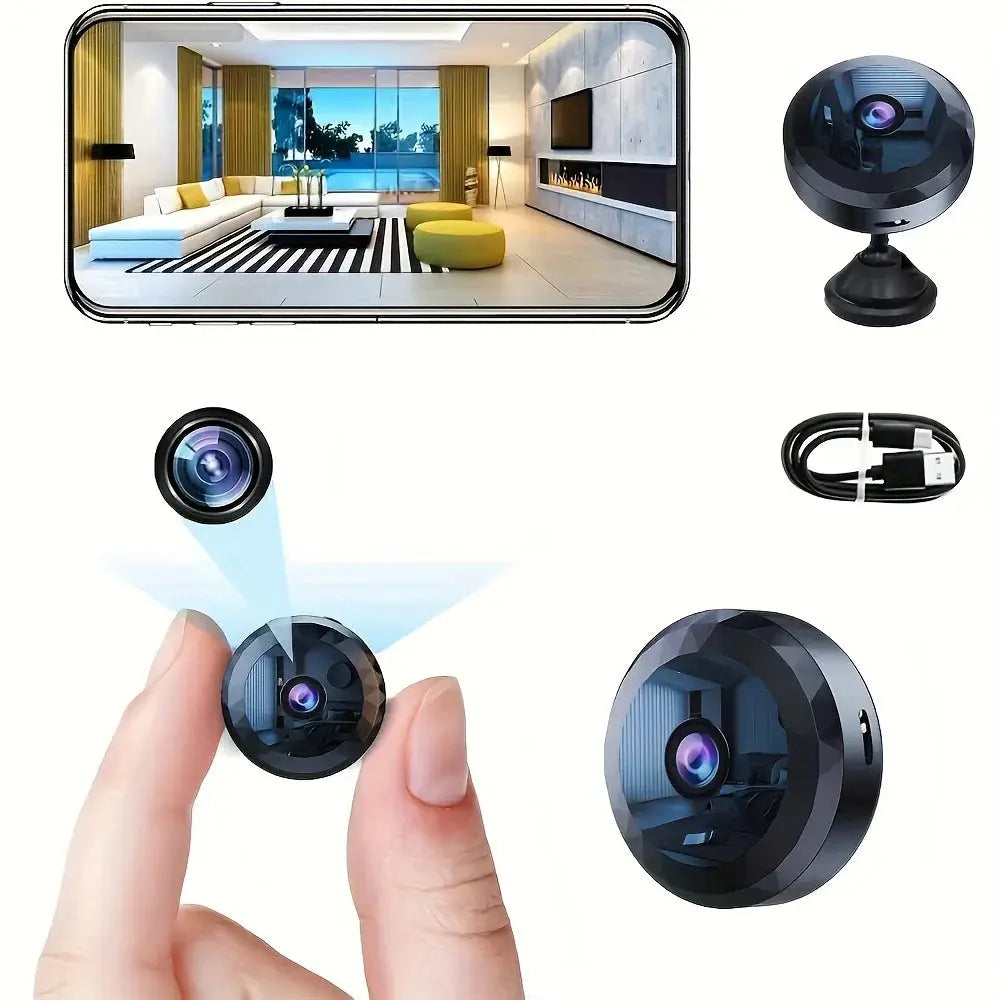 Mini WiFi Wireless Security Camera Night Vision (1080P HD) - Smokey Finds