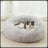 Plush Warm Pet Bed – Cozy Round Dog & Cat Nest - Smokey Finds