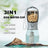3-in-1 Portable Pet Water Bottle with Food & Waste Bag Compartment - Smokey Finds