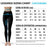 Womens Sports Stripes Black Leggings - Smokey Finds