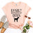Easily Distracted By Dogs t-shirt in heather gray, relaxed fit on model