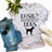 Dog lover graphic tee in black, Bella Canvas ring-spun cotton, front view