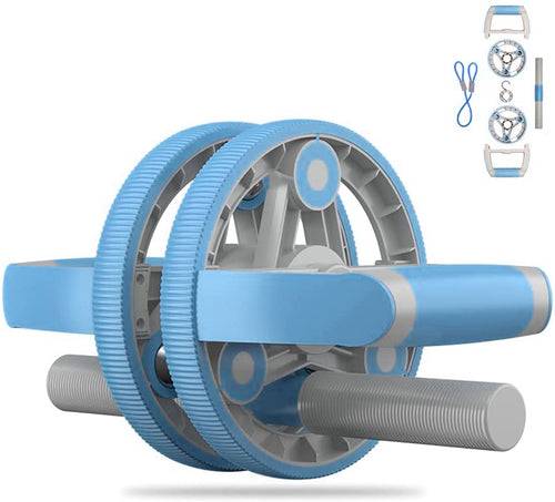 Multifunctional Abdominal Wheel Pull Strap Gym Fitness Training Set - Smokey Finds