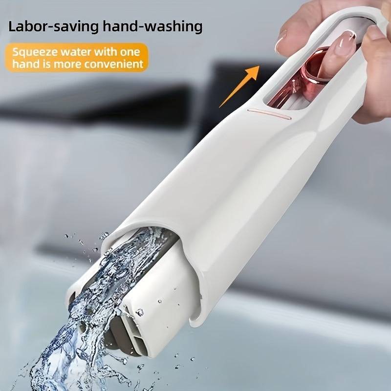Portable Self-Squeeze Mini Mop with Wringer - Smokey Finds