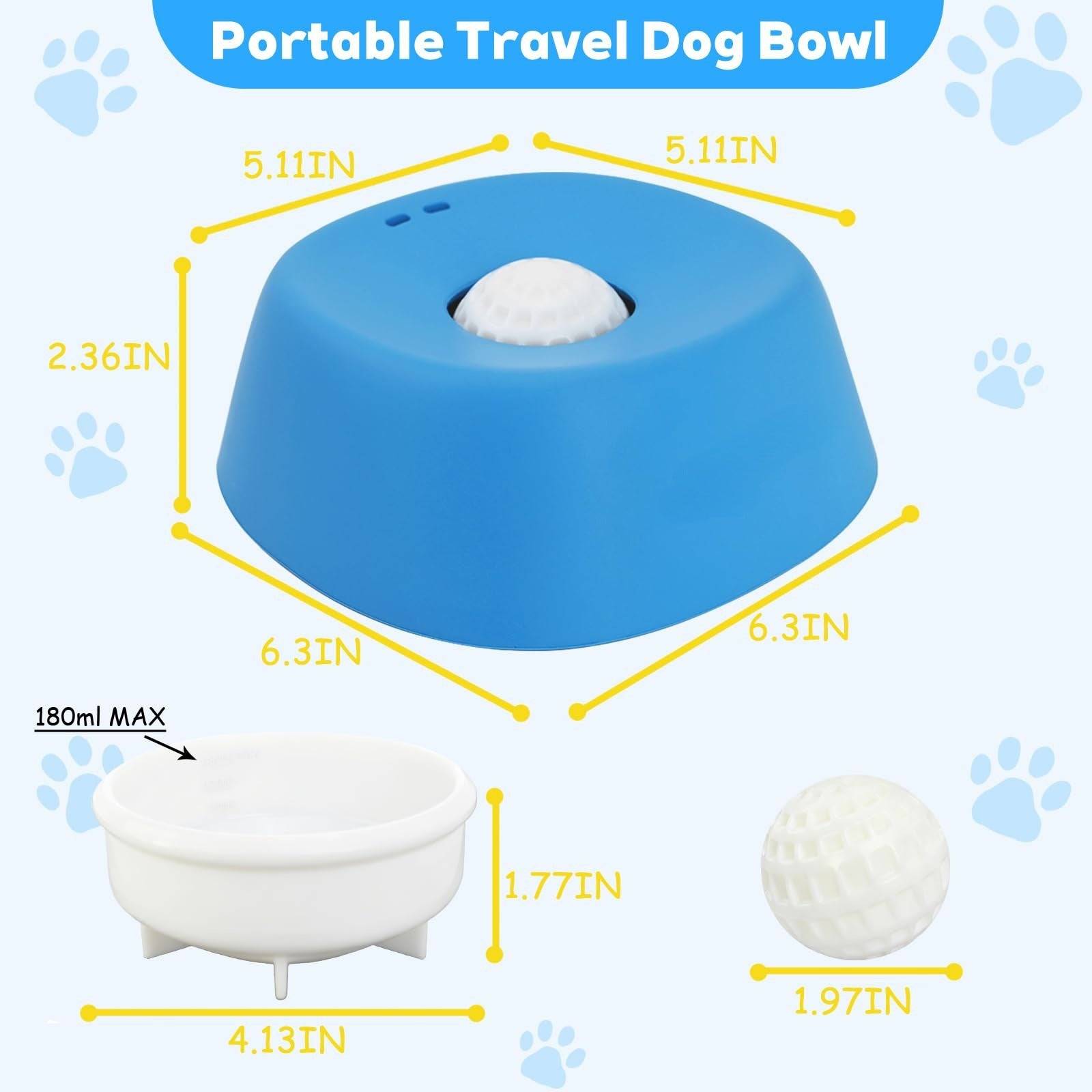 Pet Slow Feeder Non-Slip Spherical Dog Licking Bowl Anti-Choking - Smokey Finds