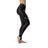 Womens Sports Stripes Black Leggings - Smokey Finds