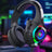 RGB Gaming Headset with Noise-Canceling Mic | PC, PS4, PS5, Xbox