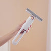 Portable self-squeeze mini mop with wringer in hand