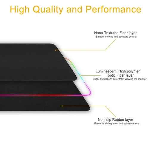 Ninja Dragons RGB Gaming Mouse Pad Large XL - Smokey Finds