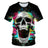 Funny Skull Motorbike 3D T-Shirt - Smokey Finds