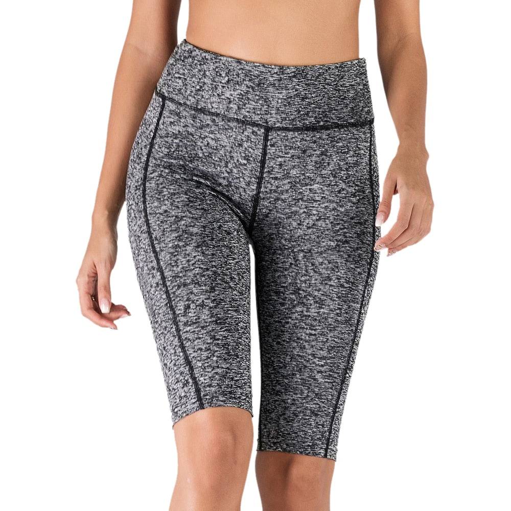 Women's High Waist Stretch Biker Shorts - Smokey Finds