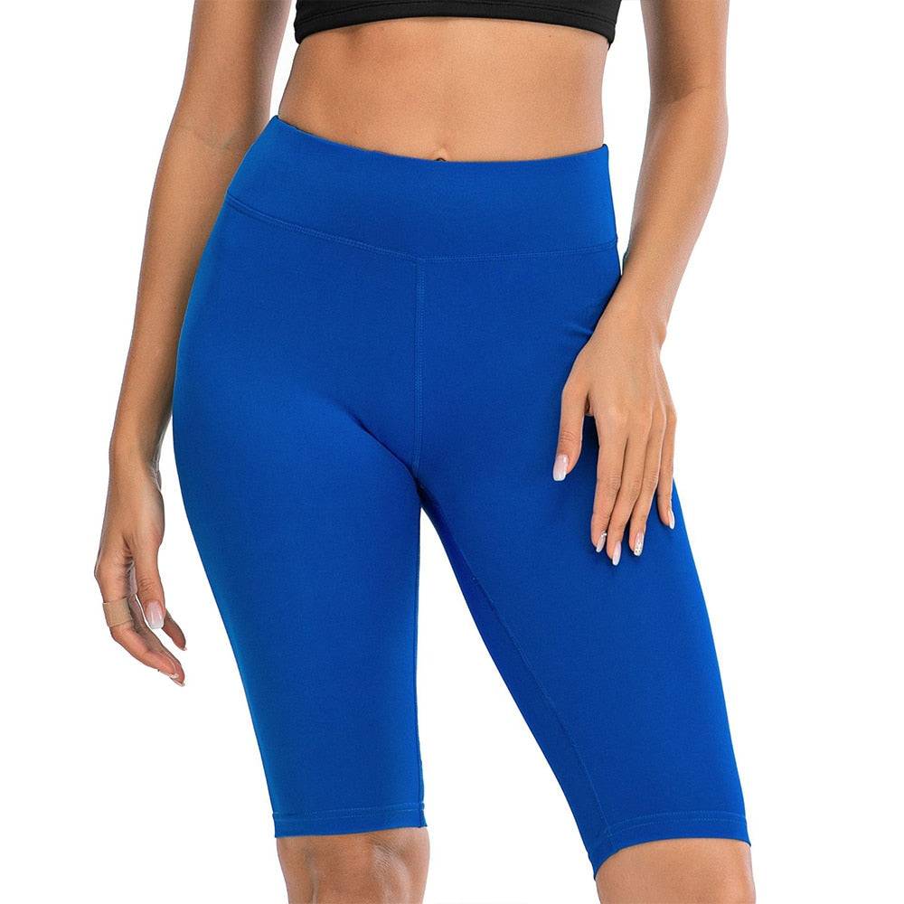 Women's High Waist Stretch Biker Shorts - Smokey Finds